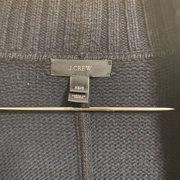 J. Crew Black Thick Cardigan Sweater - Picture 6 of 6